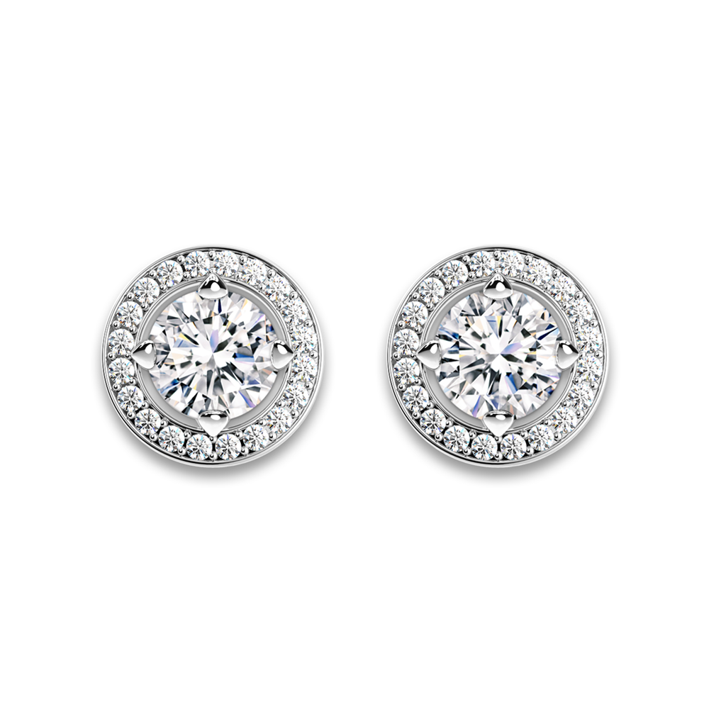 Circlet Stud Earrings - Forevermark by World Diamond Group