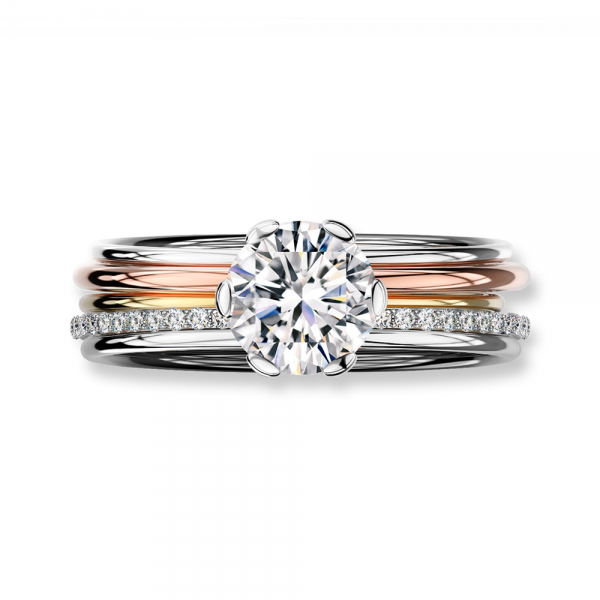 Pavé Solitaire Ring