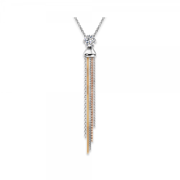 Solitaire Tassel Pendant